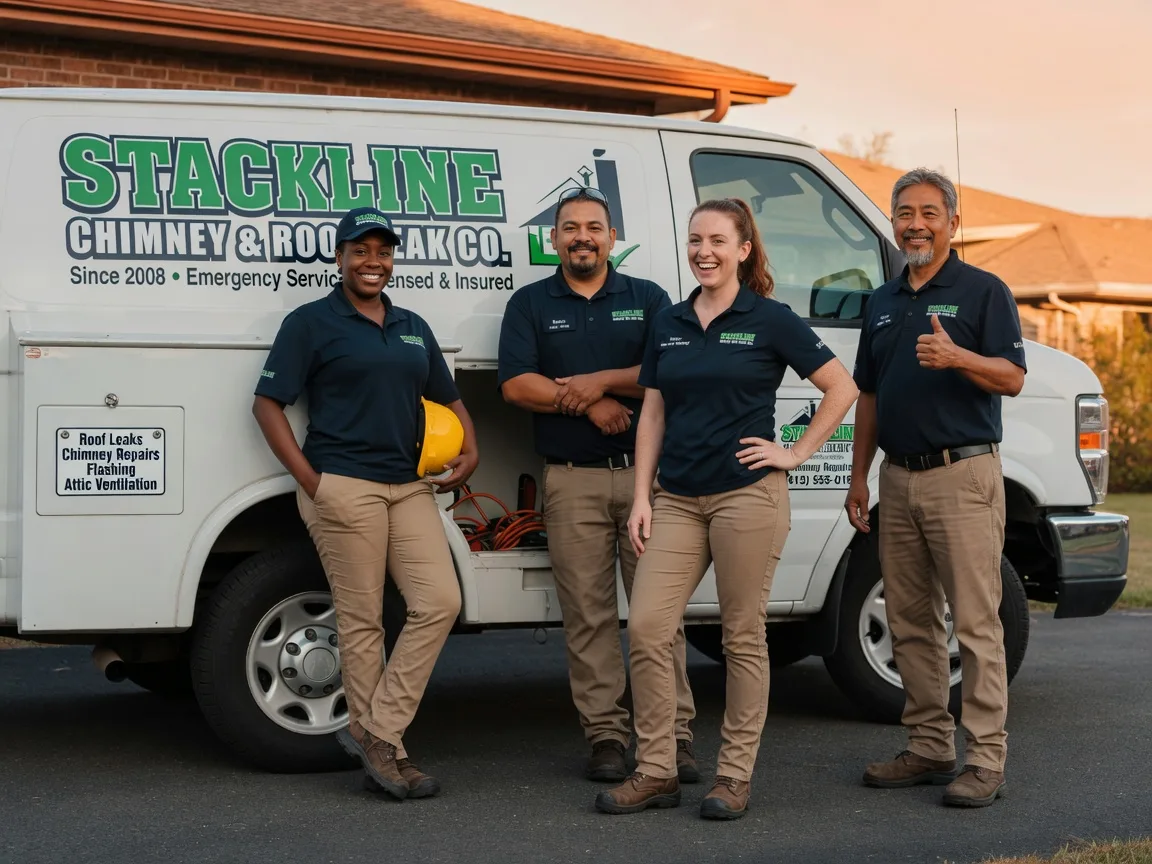 Chimney flashing repair company in Tate, GA